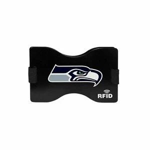 NEW Seattle Seahawks Football League Licensed Clip-On RFID Blocking Wallet - Picture 1 of 3