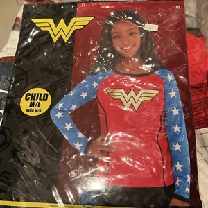 New DC Wonder Woman Long Sleeve Top Child Size M/L - Picture 1 of 2