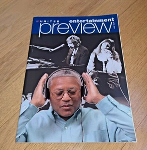 April 2004 UNITED AIRLINES ENTERTAINMENT PREVIEW In-Flight 56 page Guide - Picture 1 of 12