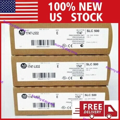 New Factory Sealed AB 1747-L532 /E SLC 500 SLC 5/03 CPU Processor Unit 1747L532 - Image 1 of 4