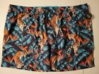 MEN'S SIZE 3XL(48-50) JUNGLE CAT SWIM TRUNKS WITH 2 SIDE POCKETS AND 1 BACK...