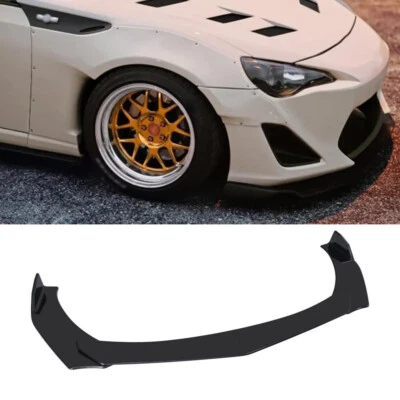 Glossy Black For Scion FR-S tC 2005-2016 Front Bumper Lip Splitter Spoiler Chin - Image 1 of 4