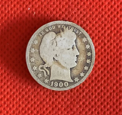 Barber Quarter 1900-P (Lot #BQ-4a) Cover