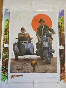 Indiana Jones und der letzte Kreuzzug Poster Giclee Druck Kunst 12x17 begrenzt - Bild 1 von 2