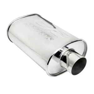 DC Sports for Universal Oval Muffler 3" Inlet 3" Outlet - Picture 1 of 4