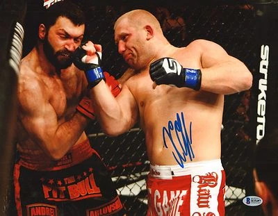 Sergei Kharitonov Signed 11x14 Photo BAS Beckett COA StrikeForce MMA Autograph 1 - Image 1 of 4