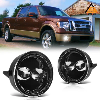 Par de luces antiniebla LED luces de parachoques para Ford F150 2011-2014 Ranger 2008-2011 negras Foto 1 de 4