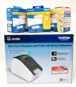 Brother QL-810W Label Printer w/ Wireless Networking (1200 Labels as BONUS!) - Picture 1 of 5