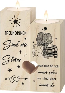 Geschenke Für Freundin, Kerzenständer-Freundin Geschenk, Beste Freundin Geschenk - Bild 1 von 12