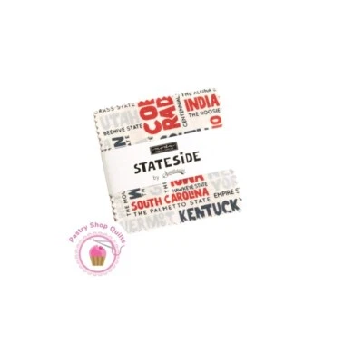 Moda STATESIDE Sweetwater Quilting MINI CHARM PACK 42- 2 1/2" squares PATRIOTIC - Image 1 of 4