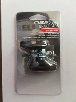 Pastillas de freno de bicicleta estándar Bell Binder 400.  Premium # 7070964 NUEVO Foto 1 de 2