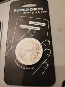 PopSockets: Collapsible Grip and Stand for Phones and Tablets - Golden Silence - Zdjęcie 1 z 4