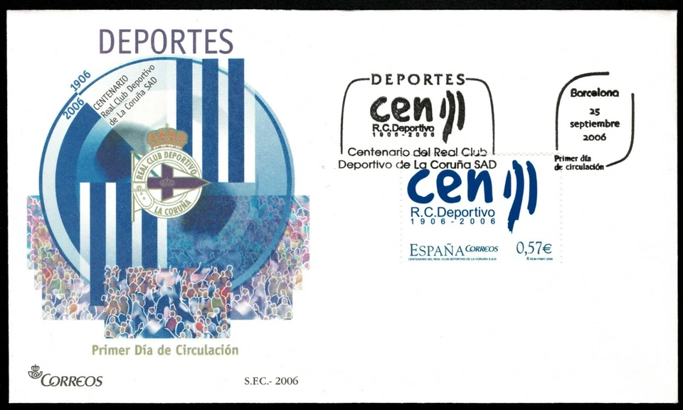 Sobre primer día sello España 2006 Deportes edifil 4266 - Imagen 1 de 1