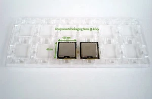 50 Socket B LGA1366 1356 CPU Tray for Intel i7 Xeon E5 CPU's Fits 600 Processors - Picture 1 of 6