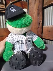 Peluche rana verde Colorado Rockies costruisci un orso originale MLB merchandise baseball - Foto 1 di 10