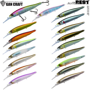 Gan Craft Rest Ayuja 128 21 g Assorted colors Slow Floating Minnow - Picture 1 of 14