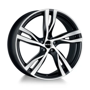 4 cerchi in lega NAD MAK STOCKHOLM 7,5x17 5x108 ET 55 ICE BLACK per FORD JAGUAR - Imagen 1 de 6