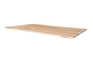 Schreibtischplatte Tischplatte Eiche Massivholz OFFICE OAK 160x80 cm Rechteckig - Bild 1 von 4