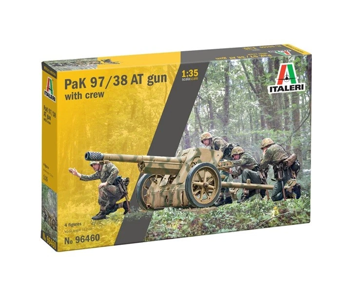 Italeri 96460 - 1:35 Pak 97/38 Pz-Abwehrkanone M.MANNS. - Neuf - Photo 1/1