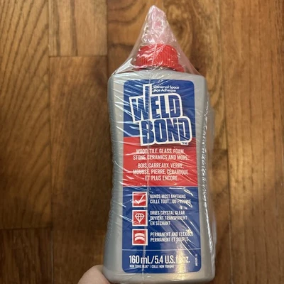 Weldbond 通用粘合剂 4 件装 5.4 盎司瓶工厂密封  — 第 1/4 张图片