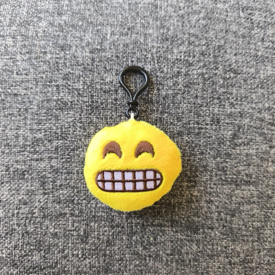 PORTACHIAVI EMOJI EMOTICON FACCINA GADGET ACCESSORI IDEA REGALO CIONDOLO - Immagine 1 di 1