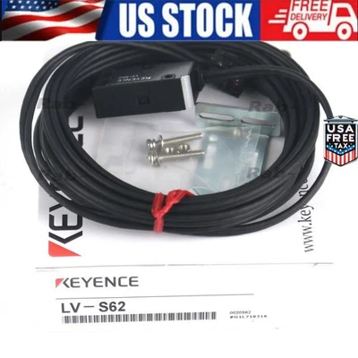 Sensor láser Keyence LV-S62 LVS62 nuevo EE. UU. IMPUESTOS GRATIS 1 PIEZA EE. UU. IMPUESTOS Foto 1 de 4