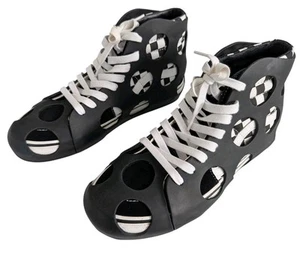 Zapatillas Vans Vault OG Sk8-Hi Cage LX Polkadot Cuadros Negro Blanco M8 W9.5 - Imagen 1 de 19