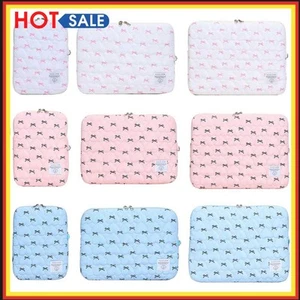 Bowknot Soft Pad Tablet Bag Shockproof Plush Laptop Bag Computer Storage Bag - Bild 1 von 18