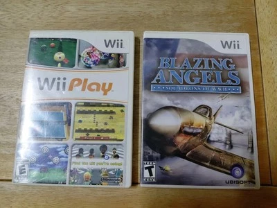 Blazing Angels: Squadrons of WWII & Wii Play (Nintendo Wii, 2007) - Image 1 of 4