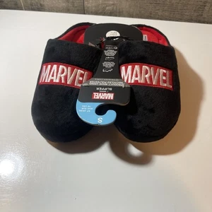 Marvel Pantolette Hausschuhe schwarz Herren verziert klein - Bild 1 von 5