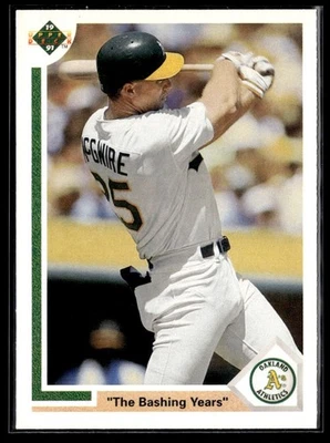 1991 Upper Deck Mark McGwire Oakland Athletics #656 - Image 1 of 2