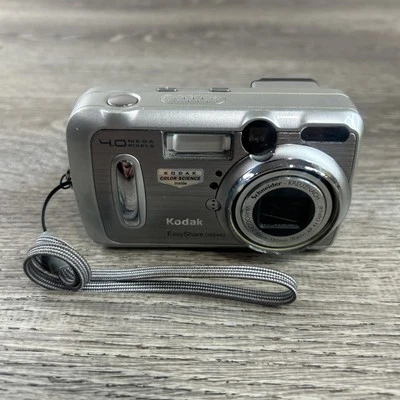 Kodak EasyShare DX6440 4.0MP Digital Camera Silver Oem Untested - Image 1 of 4