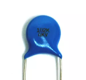 250 Stück Scheiben Keramik Kondensator 102K 4KV 1000pF 0,001uF K Y5P ±10% -30°C~+85°C - Bild 1 von 3