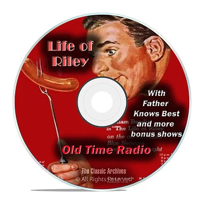 The Life of Riley, 607 CLASSIC EPISODES, Comedy Old Time Radio, OTR, DVD CD G01