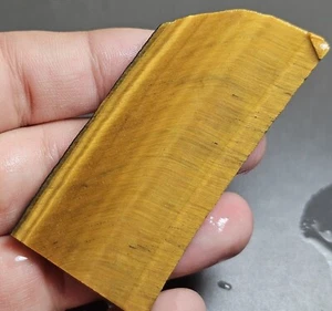Golden Tiger's Eye Slab From Africa Lapidary Cabbing Rough 21.28 Grams Natural - Bild 1 von 16