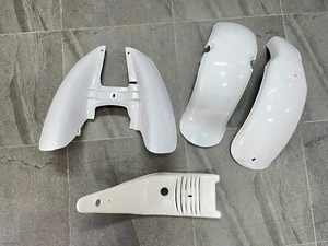 YAMAHA CHAPPY LB50 LB80 LEGSHIELD , FRONT & REAR FENDER , CARBURETOR COVER - Foto 1 di 8