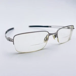 OAKLEY eyeglasses SILVER RECTANGULAR glasses frame MOD: FRAG - Picture 1 of 10