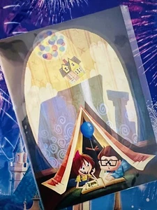 Disney Parks Postcard Up Carl & Ellie Artwork by Steph Laberis New - Picture 1 of 1