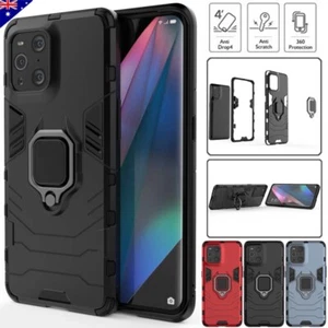 For OPPO Find X7/X6/X5/X3/X2 Pro/Neo 5G Case Tough Armor Ring Holder Stand Cover - Picture 1 of 24