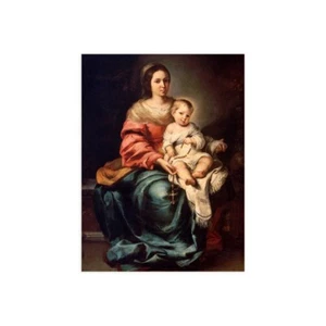 Stampa su Tela su Carta Poster o Quadro Bartolomé Esteban Murillo Madonna del Ro - Imagen 1 de 2