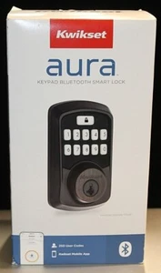 Kwikset 99420-002 Aura Bluetooth Modern Door Lock - Venetian Bronze - Picture 1 of 7