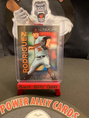 2020 Bowman Platinum Grayson Rodriguez No.TOP-11 Orioles - Image 1 of 2