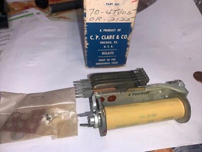 C.P. Clare & Co. Relay P/N 70-4T0050R Brand New In Box With Hardware - Image 1 of 4
