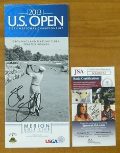 Steve Stricker Signed 2013 US Open Pamphlet with JSA COA - Picture 1 of 2