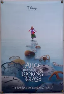 ALICE DURCH DAS AUSSEHENDE GLAS DS GEROLLTES ORIGINAL EINBLATT FILMPOSTER (2016) - Bild 1 von 1