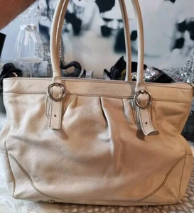 Oroton office hand bag large cream colour - Picture 1 of 7