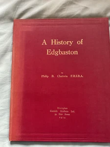 Antique A History of Edgbaston by Philip B. Chatwin HB pub 1914 good condition - Bild 1 von 7