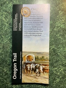 Brochure National Park Service Unigrid Oregon Trail nuovo nuovo - Foto 1 di 1