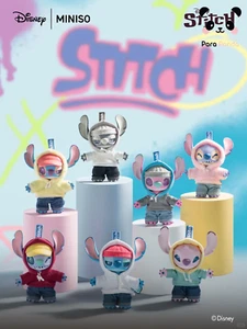 Authentic Miniso Disney Stitch Blind Box GenZ Street Vinyl Plush Doll Pendant - Picture 1 of 32