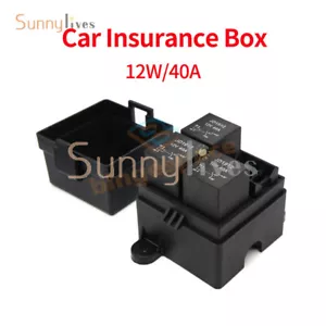 DC12V 40A Car Truck Relay Free Combination 3Channel 4/5Pin Fuse Holder Relay - Picture 1 of 19